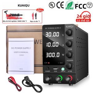 Nguồn Cấp Điện DC Phòng Thí Nghiệm KUAIQU 32V 6A Bộ Điều Chỉnh Điện Áp Bàn 60V 120V Có Thể Điều Chỉnh Dùng Cho Sửa Chữa Điện Thoại Di Động Có Công Tắc Điều Khiển Đầu Ra