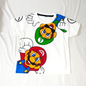 Hypelane Kids Baju Super Mario Bros Anak Laki Laki Import Umur 1-10 Tahun
