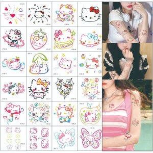 C.three Kuromi Kitty Tattoo Sticker Cartoon Cute Tattoo Sticker Waterproof Long-lasting Tattoo Sticker