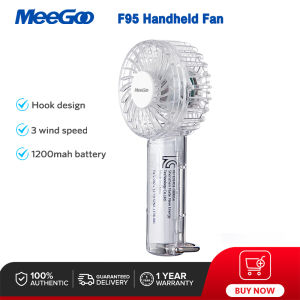 MeeGoo Mini Handheld Fan 3 Gears Portable Fan 1200mah Long Battery Rechargeable Fan Small Handheld Fan for Student Type-C Charging Port