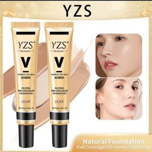 foundation Alas Bedak Yurizumi Matte Foundation Concealer Oil Control BB Cream Makeup Glowing Tahan Lama dan Anti Air
