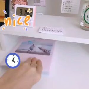 FinDee ชั้นไม้วางจอคอม ชั้นวางของบนโต๊ะ ช่องเสริม ชั้นวางยกระดับเดสก์ท็อป ตัวเพิ่มความสูงจอแสดงผล ชั้นวางของสูง อุปกรณ์คอมพิวเตอร์ Raised shelf for computer monitor