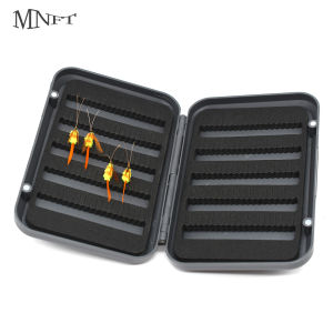 MNFT 1Pcs Fly Box Float Tackle Box Slit EVAFoam Fly Fishing Tackle Boxes Fishing Storage Large & Small Size