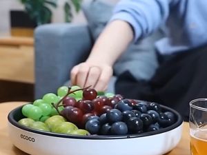 ECOCO 360° rotating storage box (small) - Box kosmetik rak dapur rak bumbu multifungsi bisa diputar