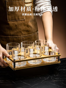 ชุดแก้ว Whiskey คริสตัลระดับไฮเอนด์ ชุดแก้วดื่มแอลกอฮอล์สำหรับใช้ในบ้าน แก้ว Whiskey ขนาดใหญ่ แก้ว Whiskey ทรงกลม แก้ว Whiskey ทรงกลม