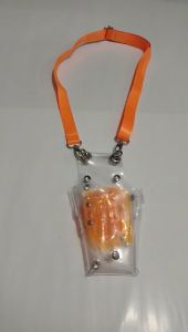 Dompet Tas Sarung Gunting Penata Rambut Stylist Ikat Pinggang Slempang Transpara MIKA Tebal Salon Barber Baru Tahan Air Murah ISI 7