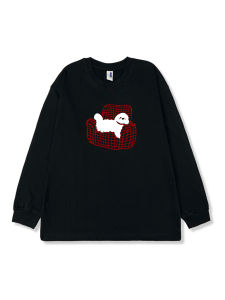 Cute American Style Long Sleeve Cotton T-Shirt Womens Loose Basic Spring Autumn Base Shirt Pure Cotton Student INS Top