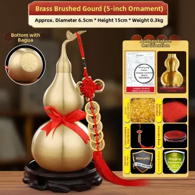 SHANYANG | Lucky Wealth Attraction Brass Gourd Pendant