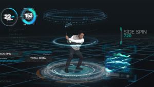 PHIGOLF Phigolf2 Flex  Golf Simulator with Swing Stick for Indoor & Outdoor Use Golf Swing Trainer with Upgraded Motion Sensor & 3D Swing Analysis Compatible WGT/E6 Connect APP Works with Smartdevices