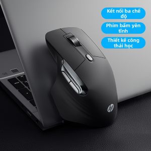 HP | Chuột Công Thái Học Không Dây Yên Tĩnh Kết Nối 3 Chế Độ 