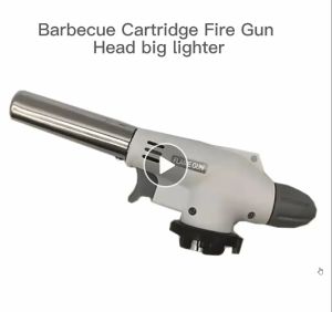 altan Gas Torch kaleng tabung Portable Flame Gun Las api Pemantik Kepala memasak barbeque BBQ