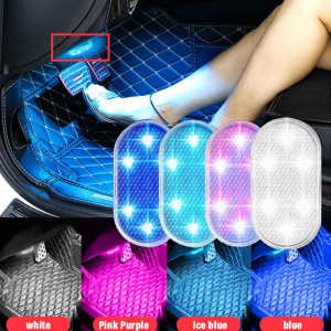 Car LED Touch Lights High Brightness Magnetic Mini Wireless Interior Light USB Rechargeable