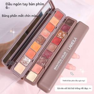 Affordable Earth Tone Eyeshadow Palette for Beginners Pearl Shimmer Matte Daily Light Makeup Waterproof Easy to Color 8+ Colors