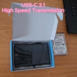 External 2.5" Hard Disk Case HDD/SSD SATA To USB 3.1 HDD Enclosure for Laptop PC Type C 6Gbps