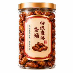WENXIANGZAN | Crispy Ready-to-eat Non-fried Silkworm Pupae