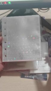 10 Tờ Giấy Dán Trang Trí Hoa Lấp Lánh A6 A7 M5 Cho Sổ Bìa Cứng Album Ảnh Laser Giấy Bổ Sung Giấy Lưu Trữ