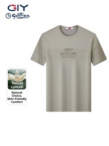 GYgoldlion | Breathable Cool Sensation Mens Short Sleeve T-shirt