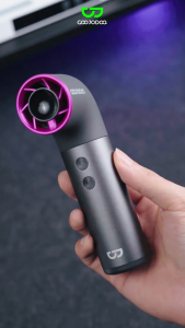 Quạt cầm tay mini GOOJODOQ 3000mah turbo ống nước tốc độ cao100 cấp độ giótay cầm bằng hợp kim nhôm