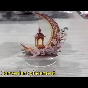 1PC Hummingbirds and Flowers 2D Flat Acrylic Figurine Home Office Cafe Room Studio Display Case Table Ornament Desktop Decor Kit