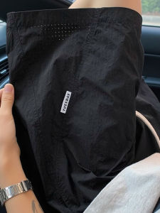 Quần Short Lưới Nhanh Khô American Style Cho Nam Mùa Hè Mỏng Quần Bóng Rổ Bãi Biển Rộng Rãi Quần Dài Năm Phần Quần Thường Ngày