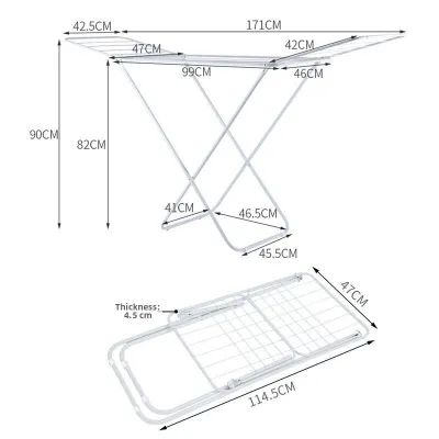 Folding Wing-shaped Versatile Drying Hanger