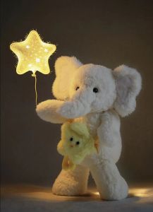 McHugs Ted Elephant Plush Doll，Elephant Stuffed Animals  Soft Cuddly Plushie Gift for All Ages，7 inch