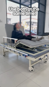 [Same-Day Delivery] Electric Backrest & Footrest Adjustable Support Bed Sandaran Katil Hospital + Mattress