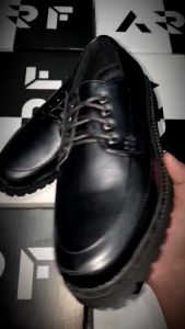 HUGO BLACK |ManNeedMe x ARF| Sepatu Pantofel Pria Docmart Formal Shoes