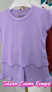 SETELAN BAJU ANAK CEWEK "KNIT MIEKA SERIES" / SETELAN BAJU ANAK KELFI