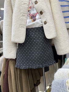 Váy Ngắn Len Cạp Cao Ôm Sát Phong Cách Hàn Quốc Mùa Thu Đông Mới Cho Nữ Váy Ngắn Đa Năng Váy Ngắn Chữ a Váy Ngắn Mùa Đông