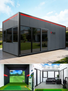 PGM | Phòng Trải Nghiệm Golf KTV Rạp Chiếu Phim Kết Cấu Thép Dày