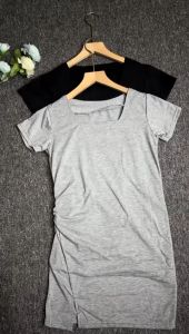 Ami Collection - Dress Midi Korean Style / Dress Midi Lengan Pendek / Dress