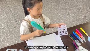 Electric inkjet pen washable brush multi-color pen childrens painting tool