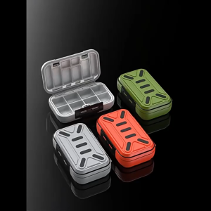 กล่องเก็บอุปกรณ์ตกปลา - มีหลายช่อง ใส่ตะขอ/เหยื่อปลอม - อเนกประสงค์ พกพาสะดวก จัดส่งจากไทย G3046