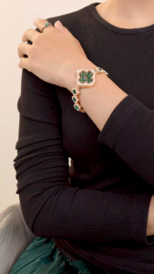 [FREE BOX] HONYAN GOLD Jam Tangan Rantai Wanita Calestia Watches Analog Premium Stainless Steel