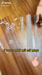 Trụ bóng bay 7 nhánh làm chùm bóng bay cao 70cm 13m trang trí sinh nhật phòng cưới ngày lễ