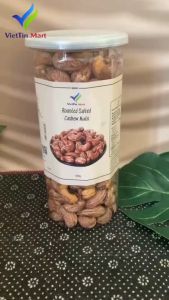 250Gram Hạt Điều Rang Muối Nguyên Hạt Còn Vỏ Lụa Hàng Ngon Loại 1 - Viettin Mart