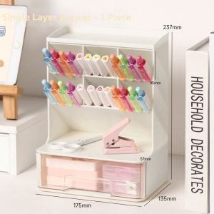 Transparent Multi-functional Pen Holder