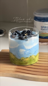 สาหร่ายสไปรูลิน่าสีน้ำเงิน มีอย. แท้ ไม่ผสมแป้งและน้ำตาล แบรนด์ไร่พระจันทร์ 1 Kg (Spirulina Powder สาหร่ายสไปรูลินาสีน้ำเงิน สาหร่ายสไปลูริน่าสีน้ำเงิน สาหร่าย)