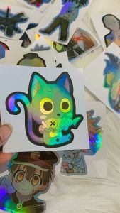 Stiker Hologram Hapy Fairytail ukuran 7 cm