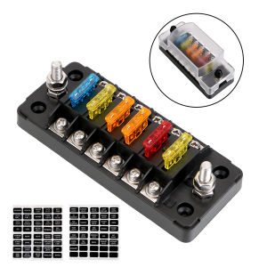 32V 75A For Auto Car Marine Trike 6 Ways 12 Ways Blade Fuse Block Fuse Box Holder
