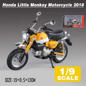 LEO 1:9 Honda MONKEY Motorcycle Diecast Model Car Alloy Cars Toys Collection Gift For Kids Boy Girl