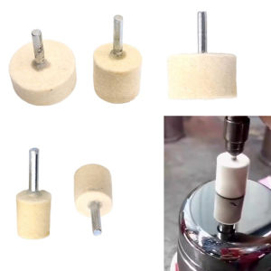 1/4 Shank Wool Felt Grinding Head 20-40mm Polishing Buffing Wheel Grinding Head For Electric Rotary Grinding Machines