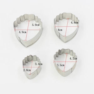 4pcs Sugar Baking Mold Peony Flowers Cake Fondant Plunger Cutter Decorating pastry Mold Kitchen Tool