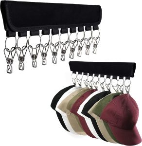 (Ready Stock)Closet organizer small objects hat organizer tie belt home closet hook multifunction