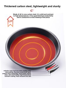 AMW | Pizza Baking Pan 7 Inch Oven & Air Fryer Compatible