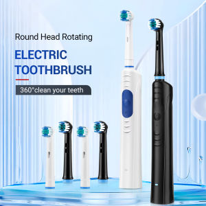 Electric Toothbrush 3 Modes Rotating Automatic Teeth Cleaner IPX6 Waterproof Type-C Rechargeable Oral Care
