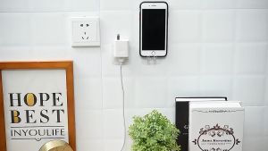 Transparent Adhesive Socket Wall Mount Hooks Rack Space Saver Heavy Load Strong Self Creative Plug Hook (1 Pcs)