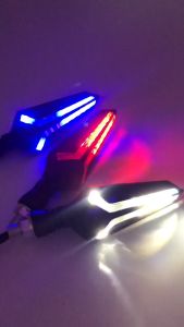 moto ไฟเลี้ยว มอเตอร์ไซค์ 2 สี หรี่วิ่ง3วิ หยุดแช่  สีน้ำเงิน/เหลือง ขาว/เหลือง แดง/เหลือง ขาย 1 คู่ แบบวิ่ง 2 สี มีให้ แบบใหม่ Motorcycle HJG-0834