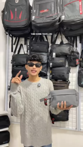 Handbag Polos Waterproof PEGE Carry Pouch Bag Pria Wanita Multifungsi - PG 8994